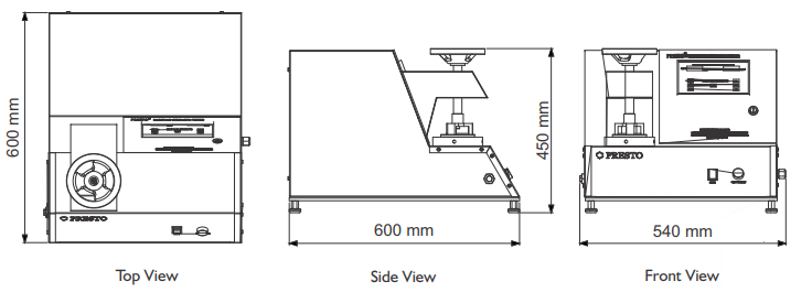 Bursting Strength Tester Diagram